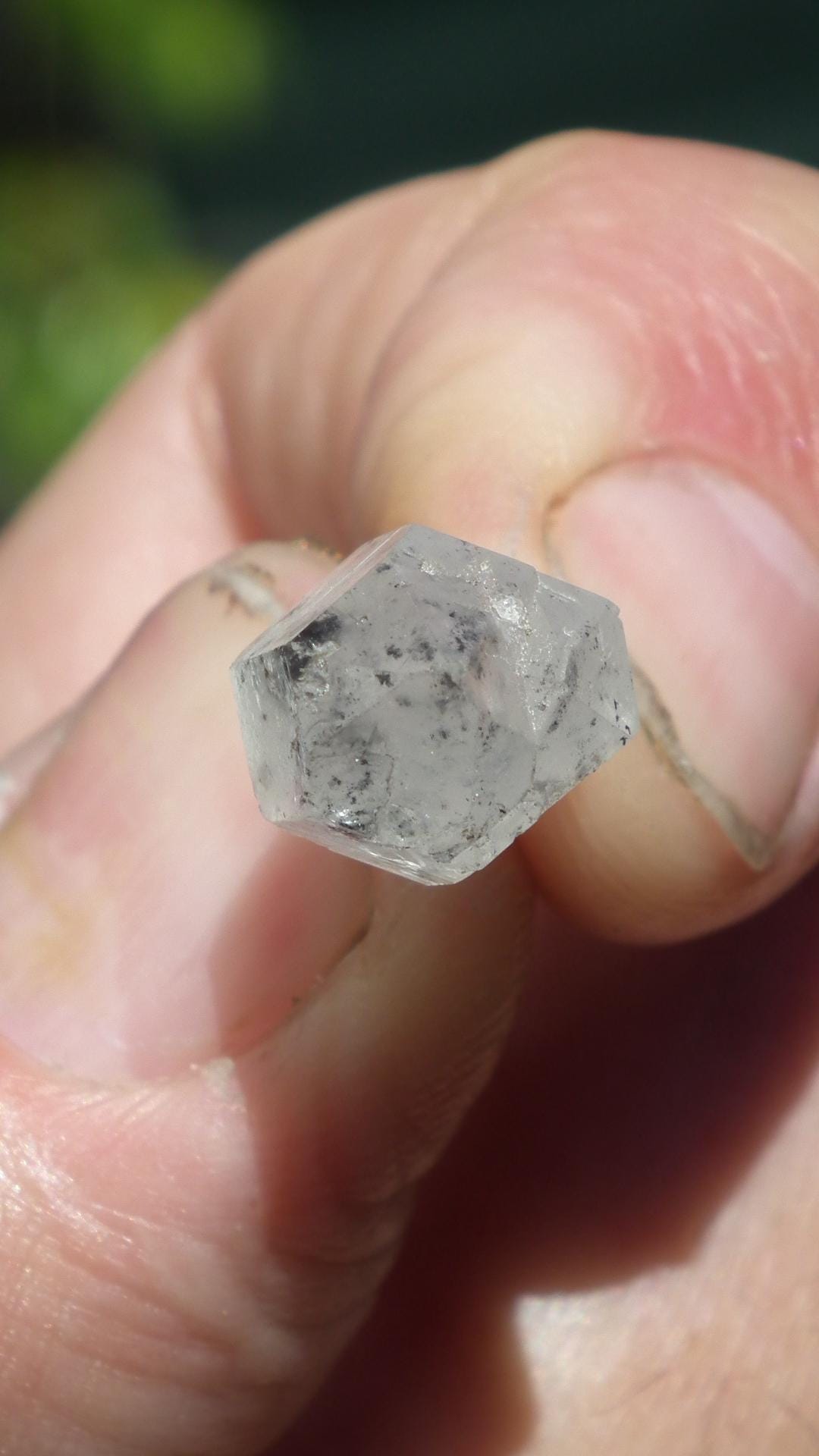 Herkimer diamond necklace