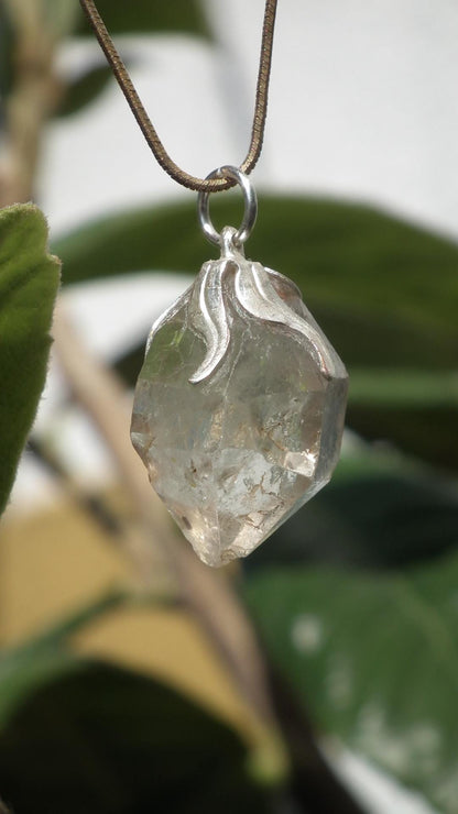 Herkimer diamond necklace // XXL Herkimer diamond necklace