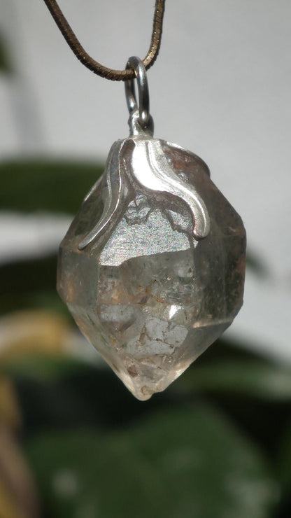 Herkimer diamond necklace // XXL Herkimer diamond necklace