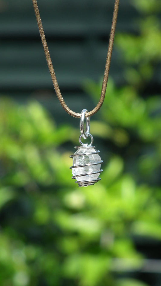 Herkimer diamond necklace