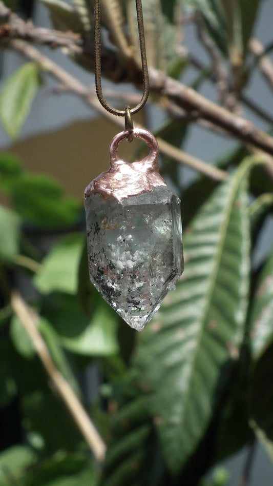 Herkimer diamond necklace