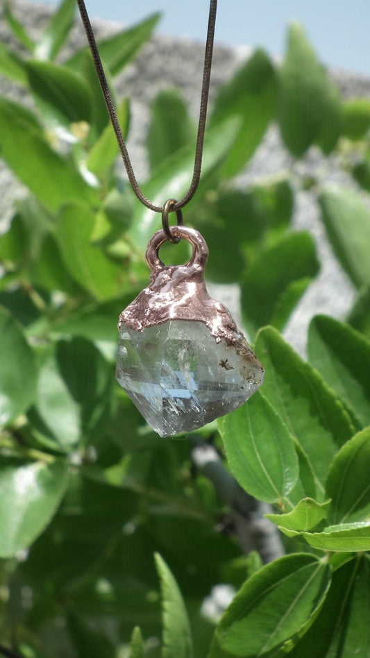 Herkimer diamond necklace // XXL Herkimer diamond necklace