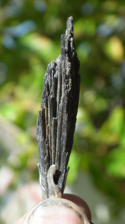 Black Kyanite pendant