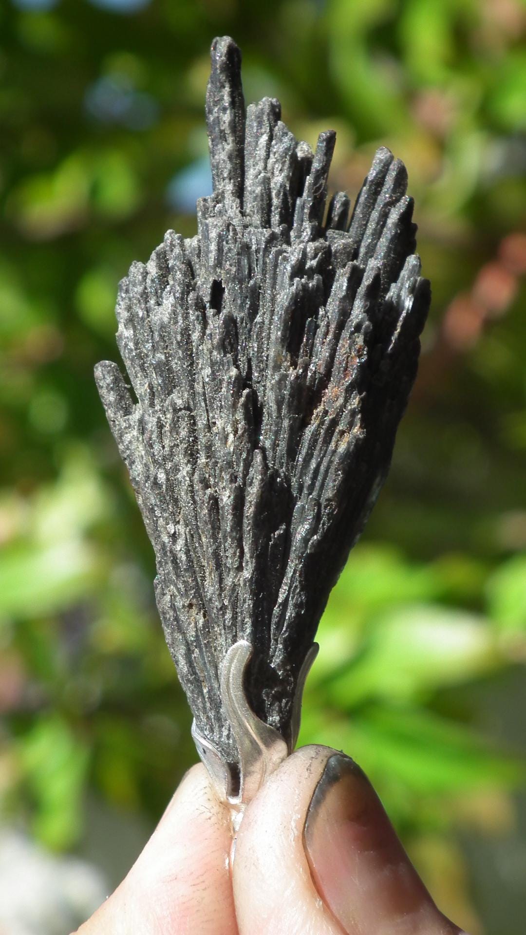 Black Kyanite pendant