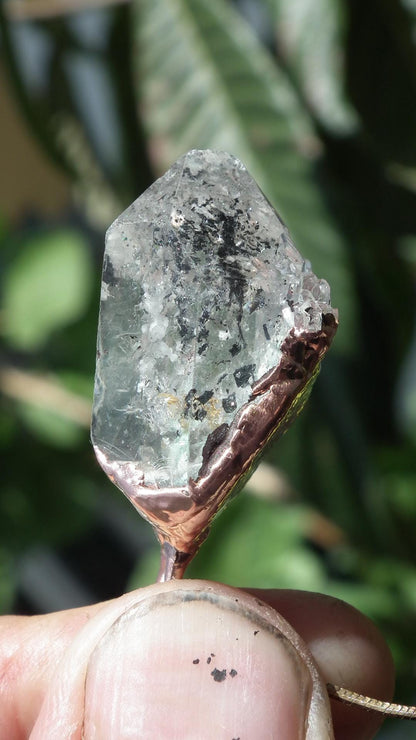 Herkimer diamond necklace