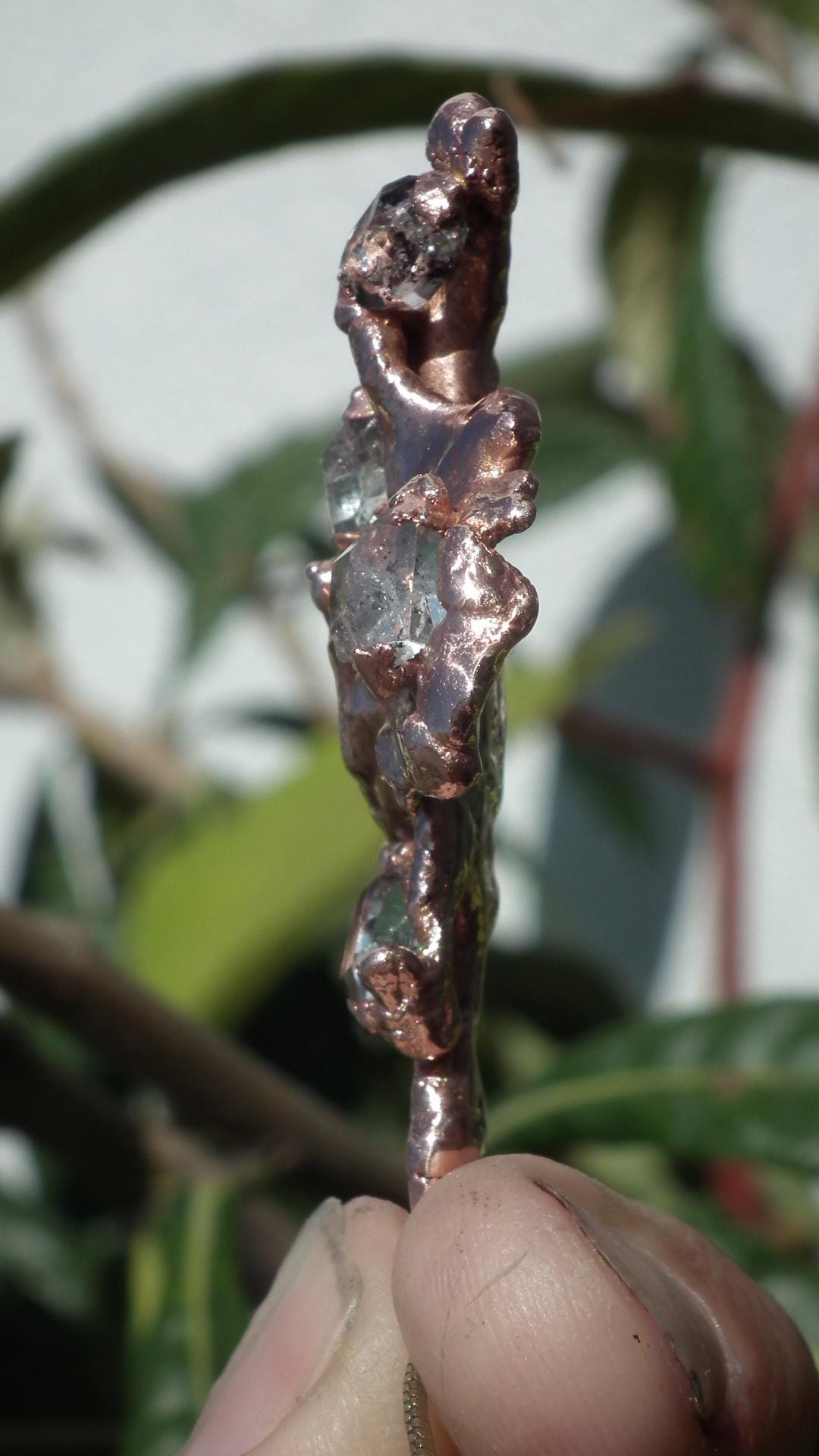 Herkimer diamond necklace