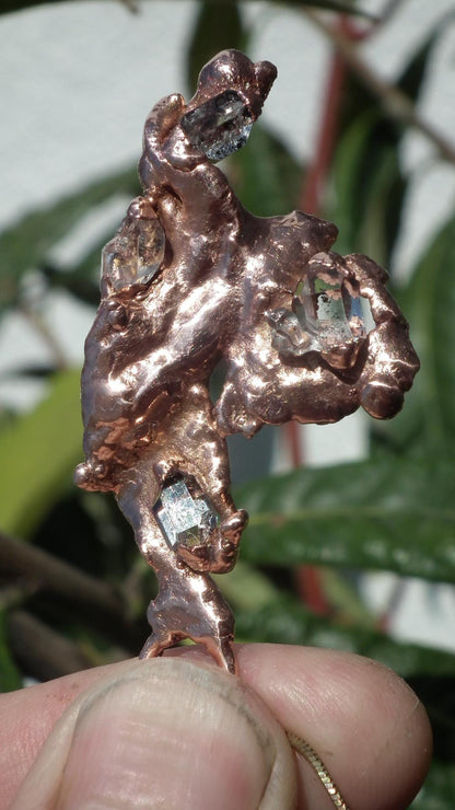 Herkimer diamond necklace