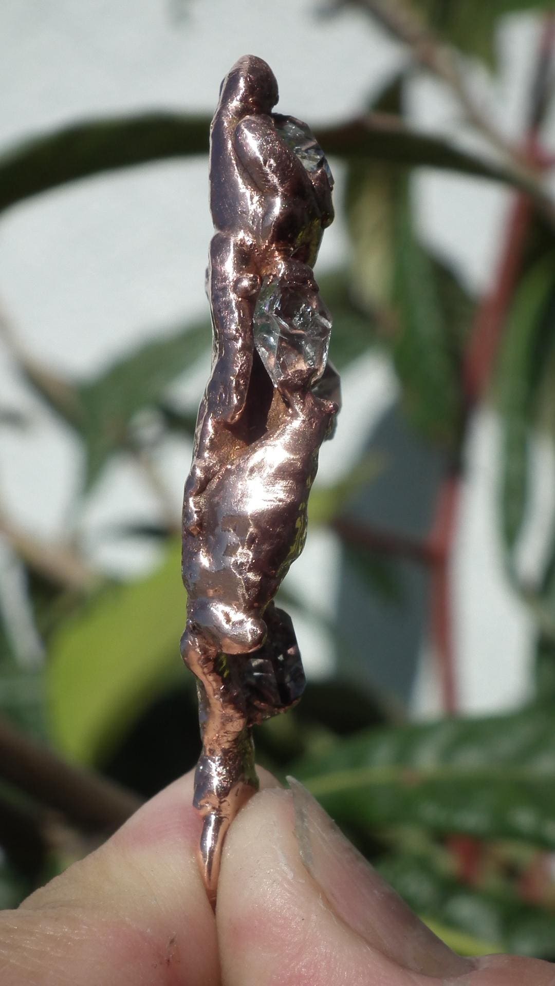 Herkimer diamond necklace