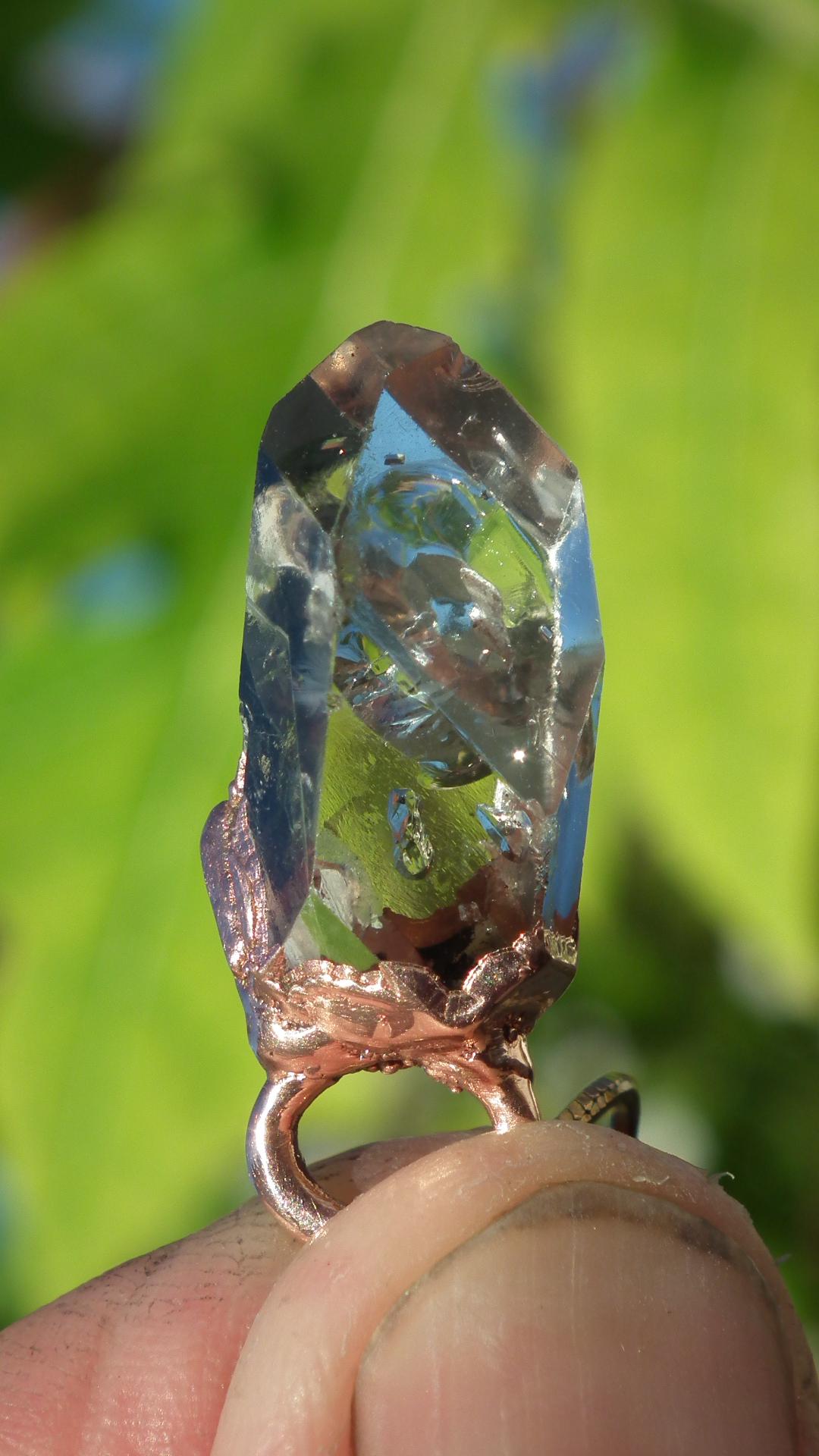 Herkimer diamond necklace