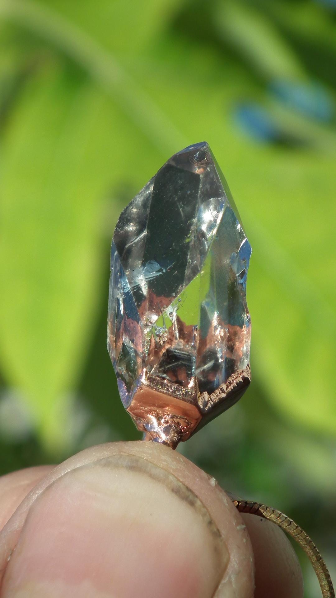 Herkimer diamond necklace