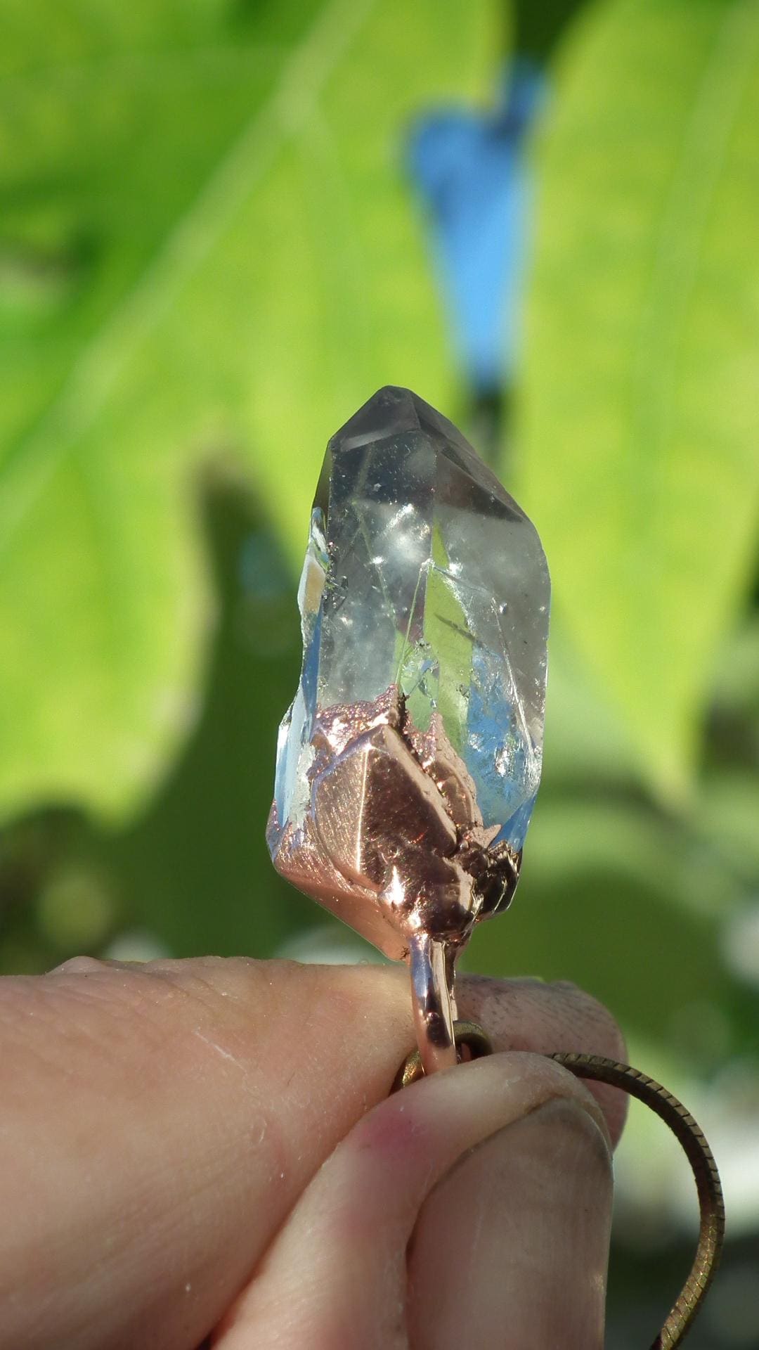 Herkimer diamond necklace