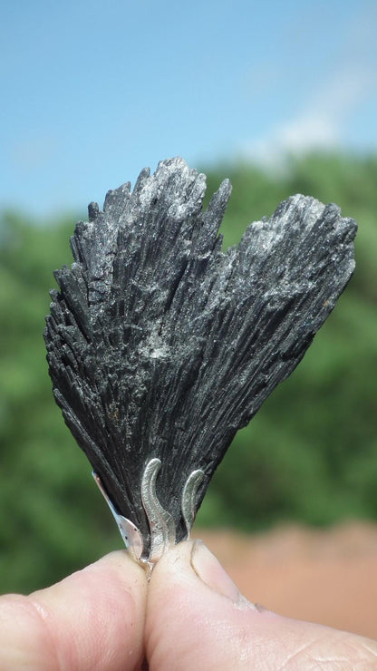 Black Kyanite pendant