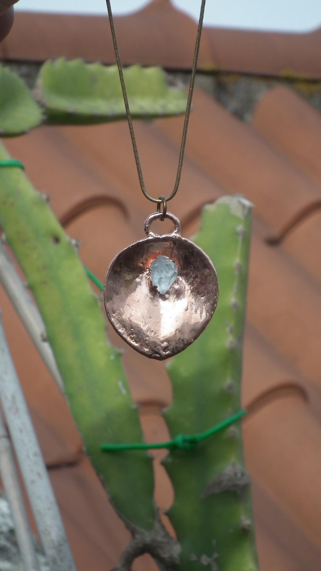 Herkimer diamond necklace