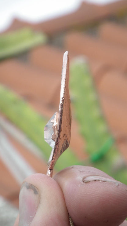 Herkimer diamond necklace