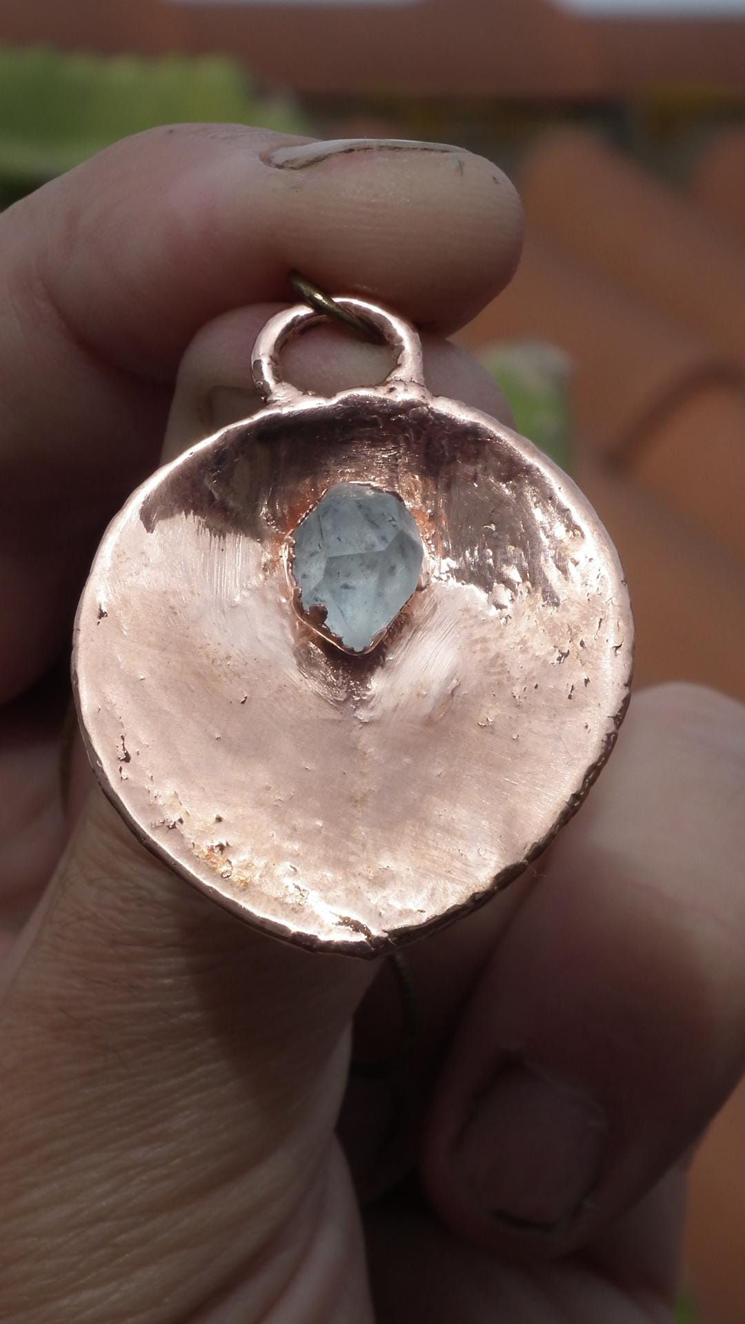 Herkimer diamond necklace