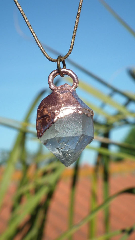 Herkimer diamond necklace