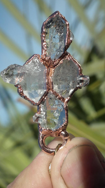 Herkimer diamond necklace