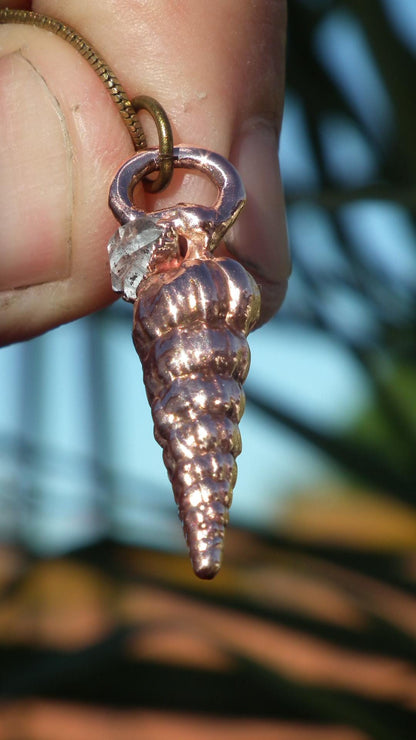 Herkimer diamond necklace // XXL Herkimer diamond necklace