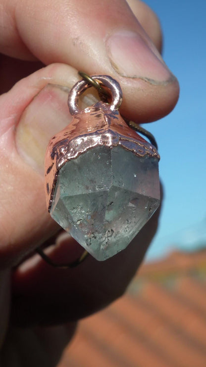 Herkimer diamond necklace