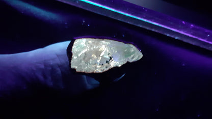 Enhydro crystal ring // Uv reactive crystal // Golden enhydro // Electroformed Copper