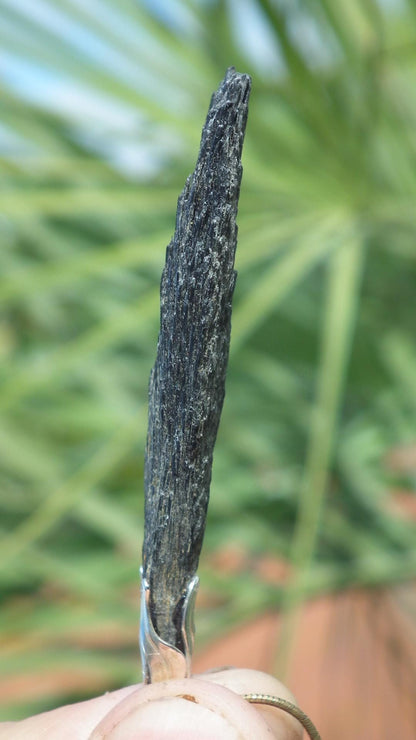 Black Kyanite pendant
