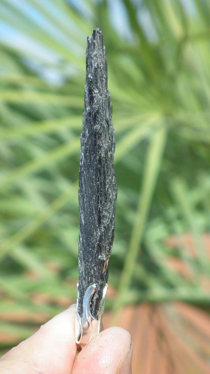 Black Kyanite pendant