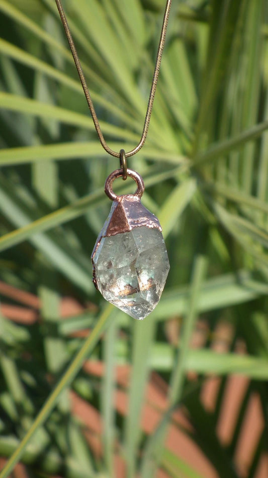 Herkimer diamond necklace // XXL Herkimer diamond necklace