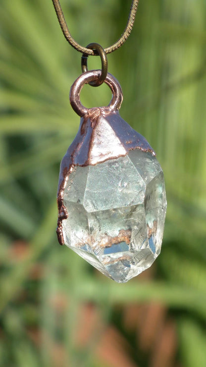Herkimer diamond necklace // XXL Herkimer diamond necklace