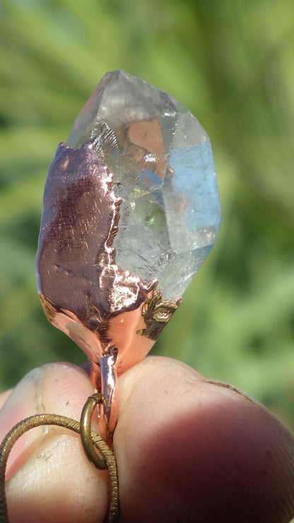 Herkimer diamond necklace // XXL Herkimer diamond necklace