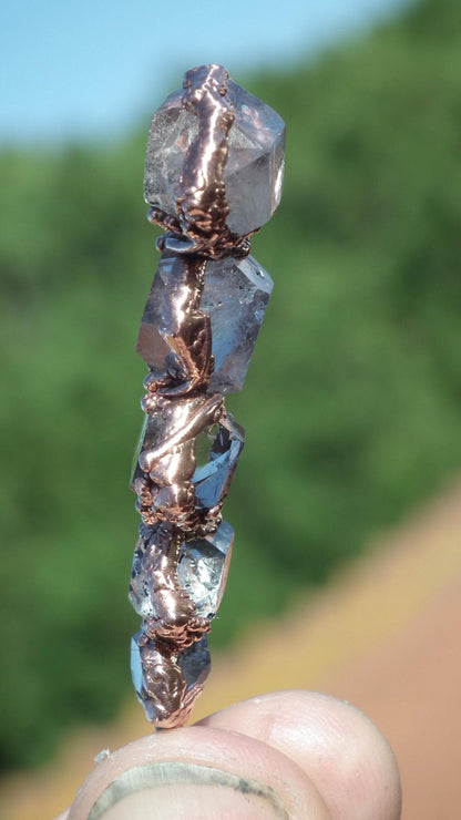 Herkimer diamond necklace // XXL Herkimer diamond necklace