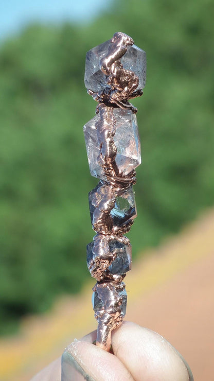 Herkimer diamond necklace // XXL Herkimer diamond necklace