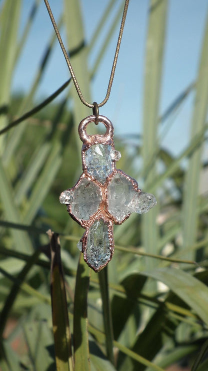 Herkimer diamond necklace