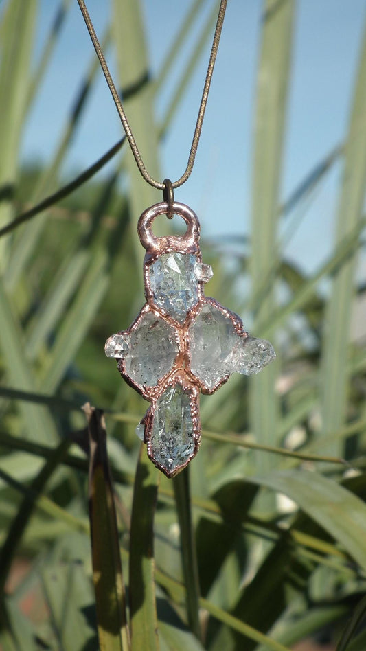 Herkimer diamond necklace