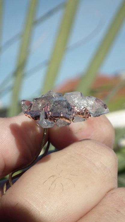 Herkimer diamond necklace