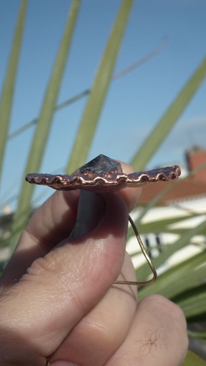 Herkimer diamond necklace // XXL Herkimer diamond necklace