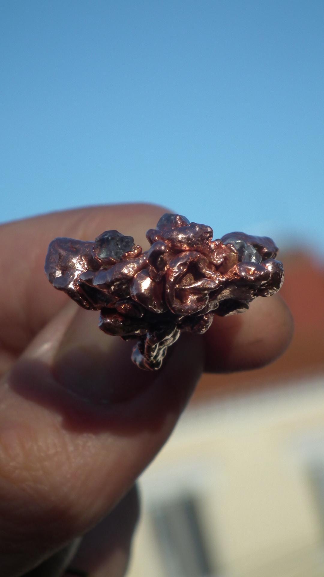 Herkimer diamond necklace