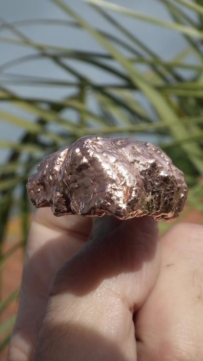 Electroformed copper Acorn pendant
