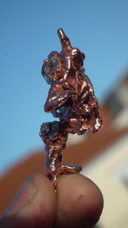 Herkimer diamond necklace