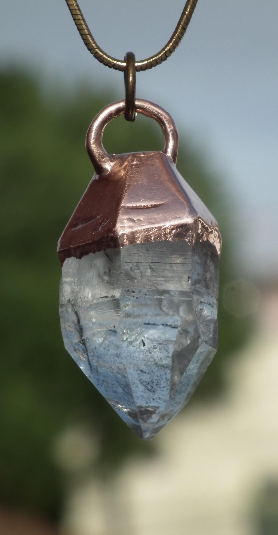 Herkimer diamond pendant