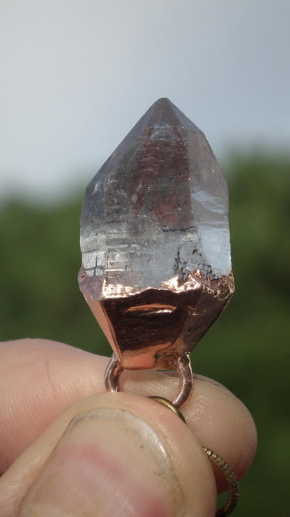 Herkimer diamond pendant