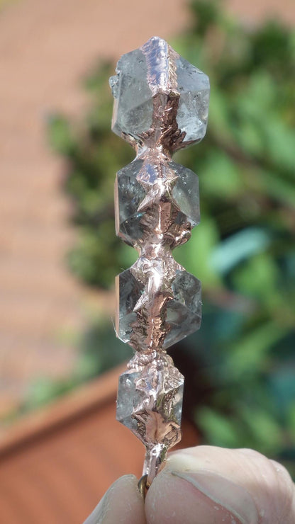 Herkimer diamond necklace