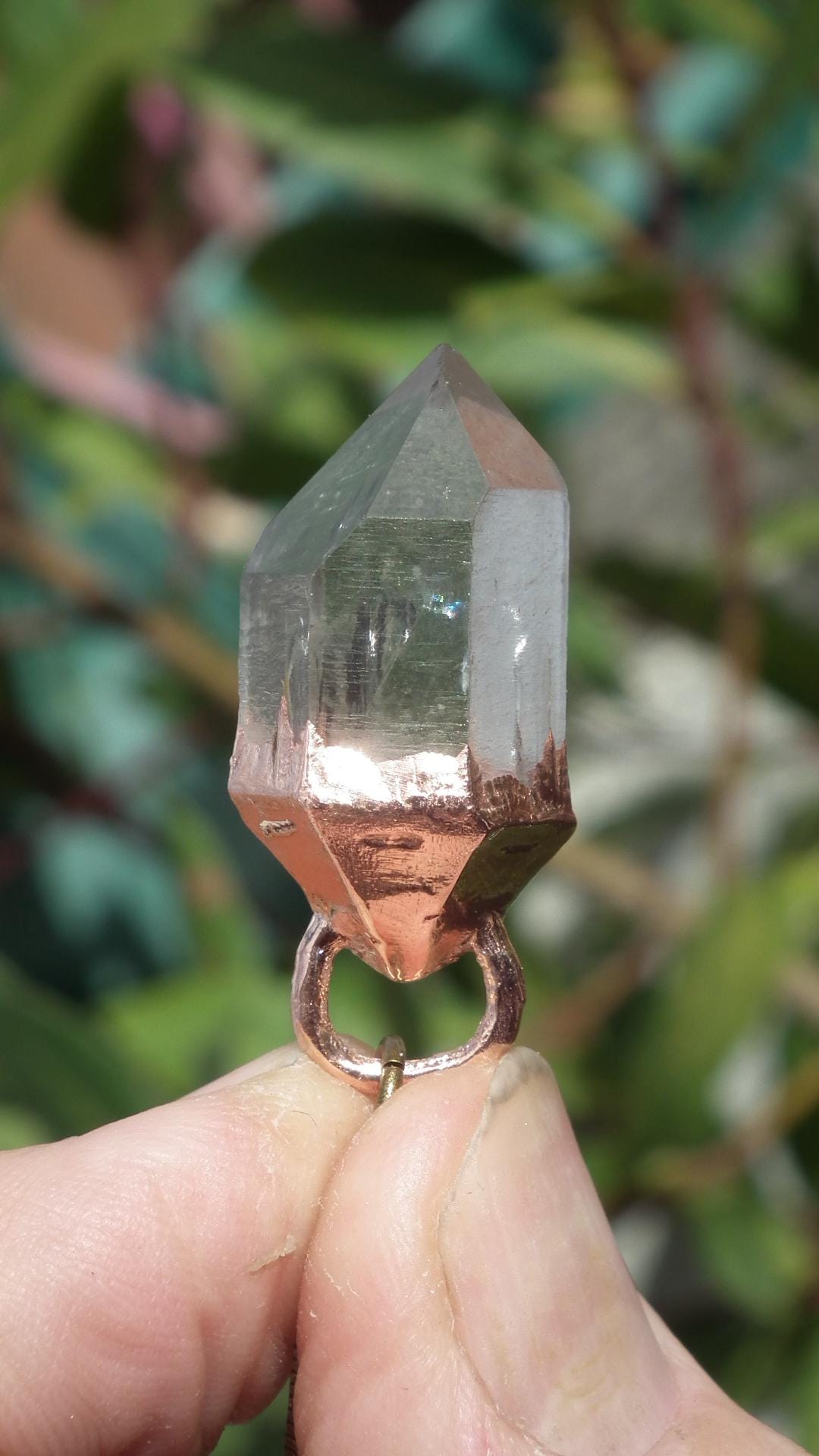 Herkimer diamond necklace // XXL Herkimer diamond necklace