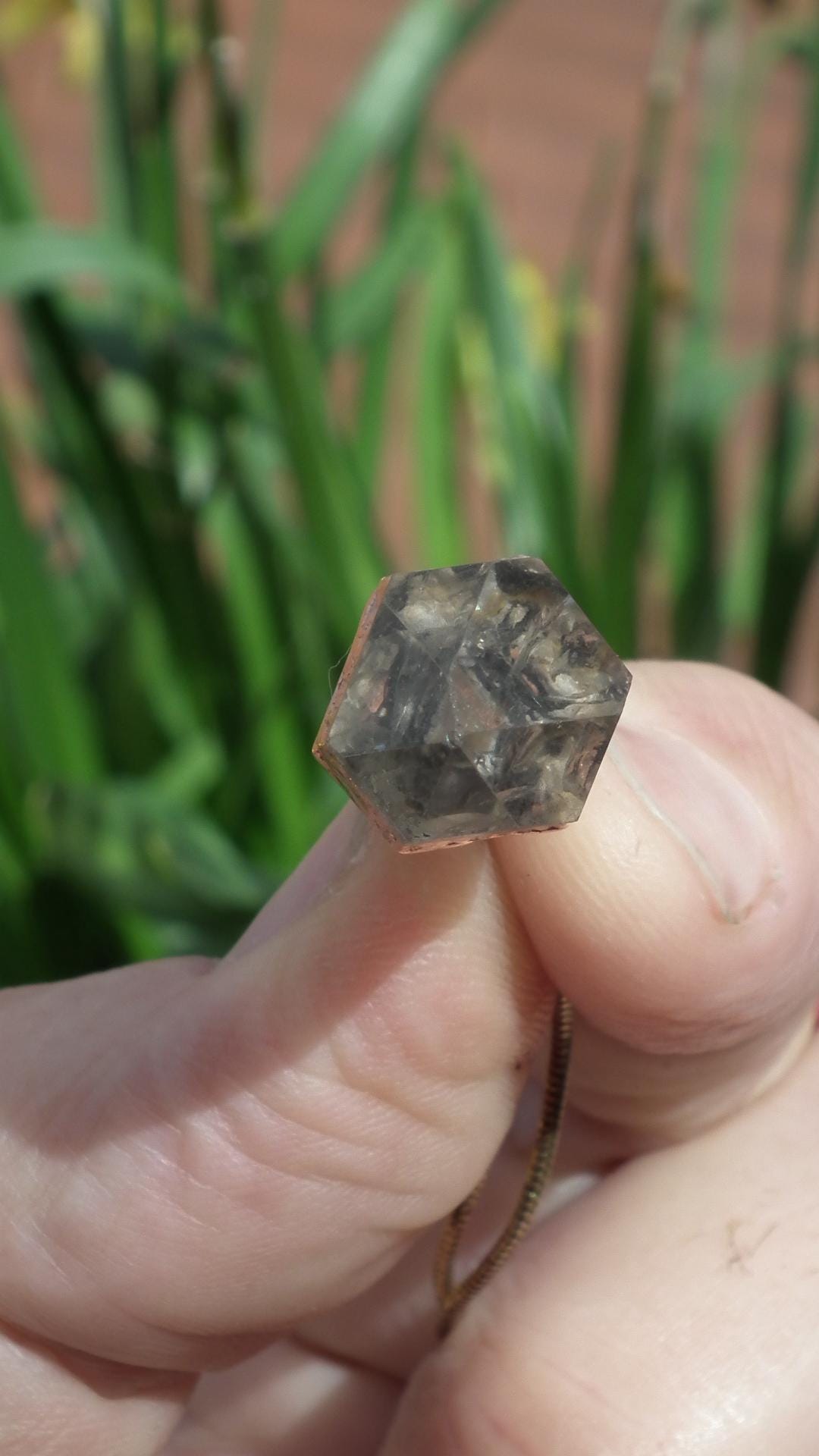 Herkimer diamond necklace // XXL Herkimer diamond necklace