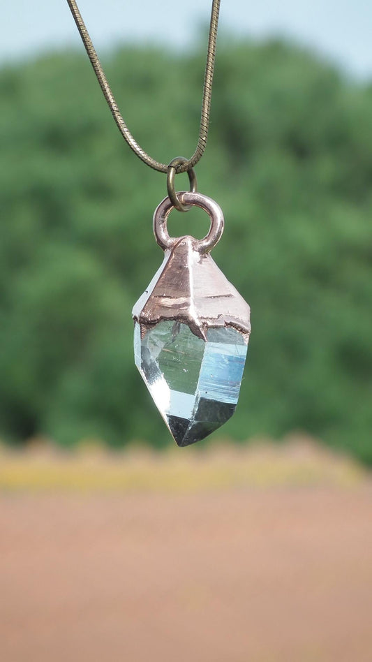 Herkimer diamond necklace // XXL Herkimer diamond necklace