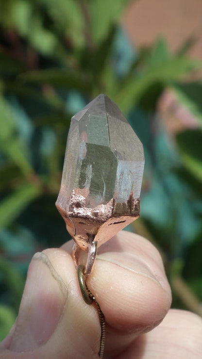 Herkimer diamond necklace // XXL Herkimer diamond necklace