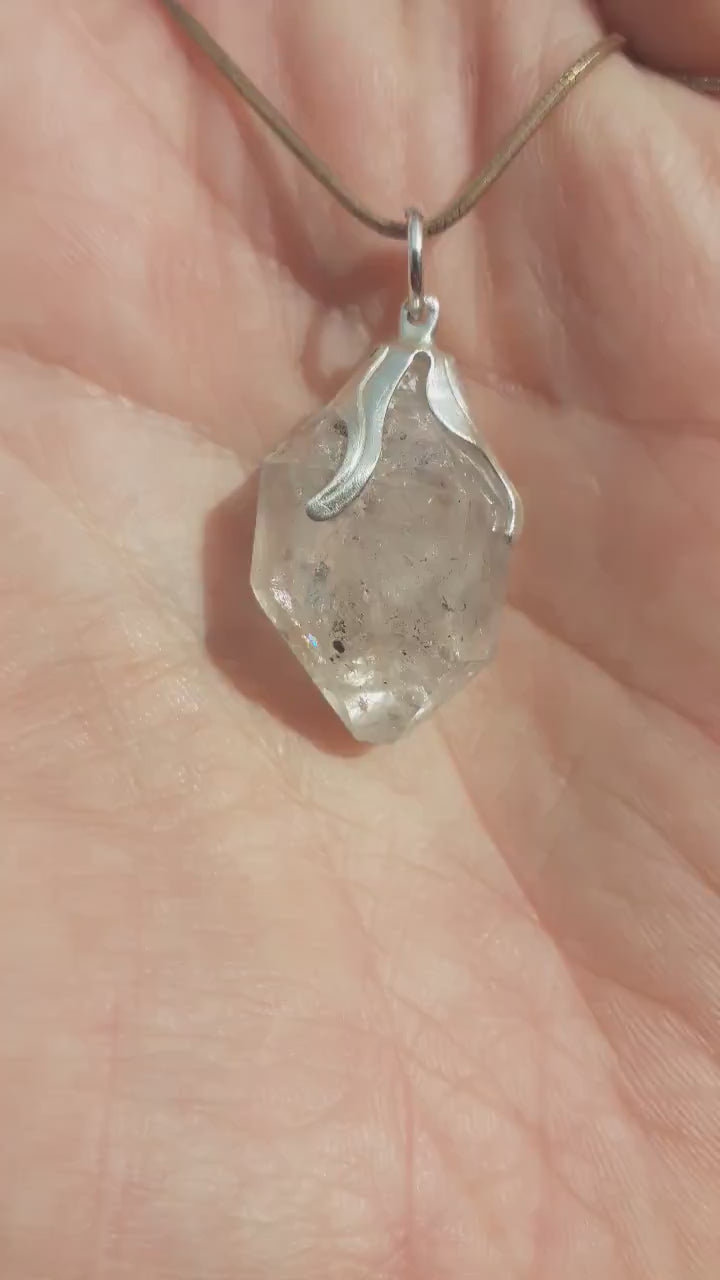 Herkimer diamond necklace