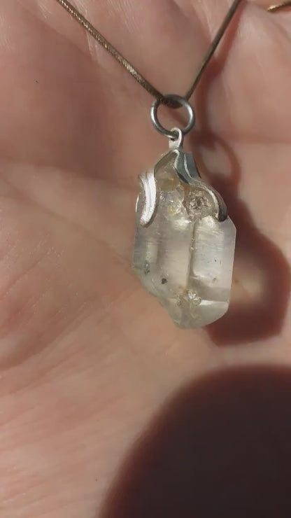 Herkimer diamond necklace // XXL Herkimer diamond necklace