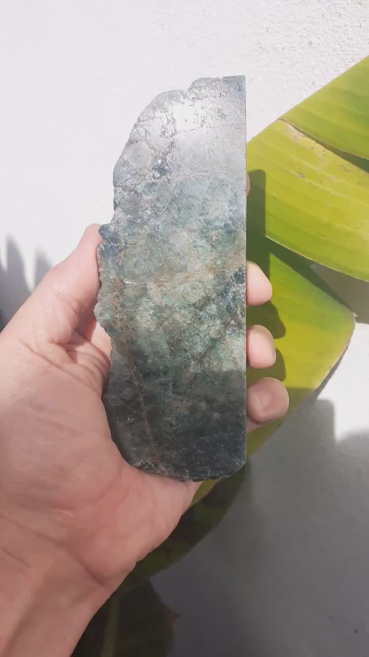 Apatite  Slab // Green apatite