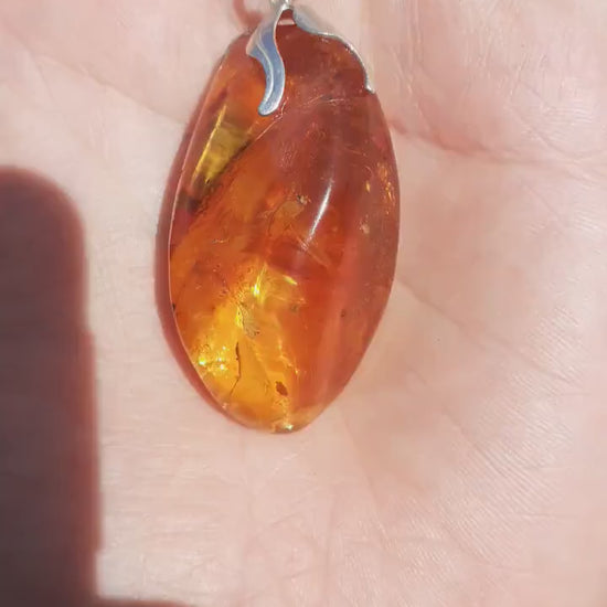 Baltic amber pendant