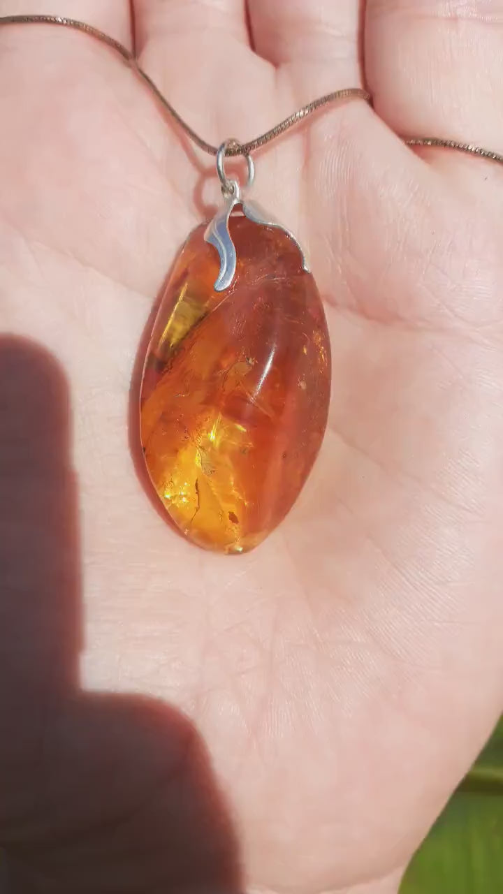 Baltic amber pendant